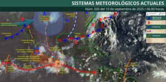 Continuará tiempo lluvioso en la mayor parte de Oaxaca