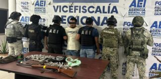 Cateo en la región de la Costa: detiene a una persona, asegura dosis de droga y armas de fuego