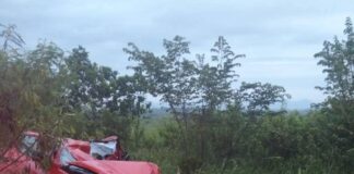 Mueren dos agentes municipales en choque sobre la carretera Palomares–Matías Romero