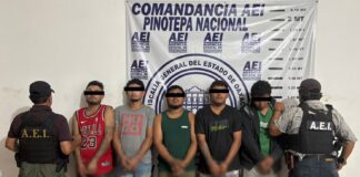 Caen cinco de célula delictiva que operaba en límites de Oaxaca y Guerrero