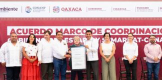 Entrega Salomón Jara 5 certificados a comunidades que se integran a conservación voluntaria de Áreas Naturales Protegidas de Oaxaca