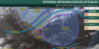 Frente frío número 27 dejará lluvias fuertes, evento de norte y ambiente fresco