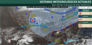 Se mantendrá ambiente frío, lluvias y vientos fuertes