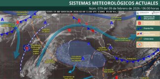 Este lunes se pronostica tiempo estable con cielo despejado, intensa radiación solar y baja probabilidad de lluvias