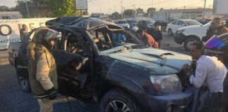 Explota camioneta tras salir del AIFA; investigan posible ataque en Tecámac