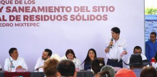 Garantiza Gobierno de Oaxaca atención a la salud ante saneamiento del sitio de residuos sólidos en Bajos de Chila