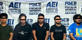 En menos de 48 horas, Fiscalía de Oaxaca y Gabinete de Seguridad detiene a cinco probables responsables de cuádruple homicidio en el Istmo