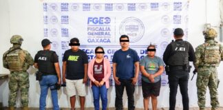Detienen a presidente municipal, síndica y dos policías de Ipalapa por homicidio de exedil
