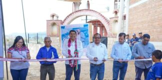 Entrega Ceabien un nuevo Sistema de Alcantarillado Sanitario a Magdalena Teitipac