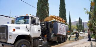 Intensifican CEABIEN y SOAPA labores de desazolve en la capital tras recientes lluvias