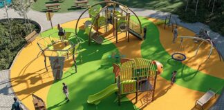 Construye Gobierno del Estado un gran espacio infantil en el Parque Primavera