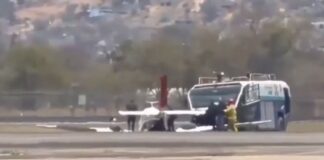 Aterrizaje forzoso activa protocolos de emergencia; hay un lesionado