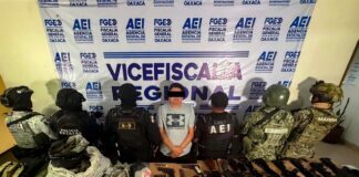 Cae presunto líder criminal en Ocotlán; decomisan arsenal y drogas
