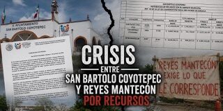 San Bartolo Coyotepec se deslinda de bloqueos y acusa sesgo del gobierno estatal en conflicto con Reyes Mantecón