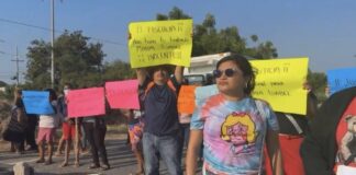 Bloquean transístmica en Juchitán para exigir liberación de mujer detenida