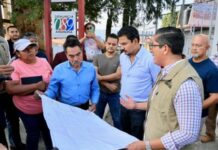 Recorre Ray Chagoya zona donde realizarán obras de rehabilitación del Circuito Nororiente